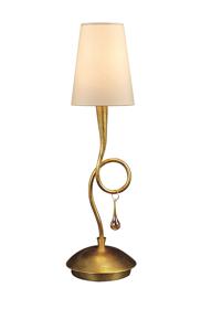 Paola Gold-Cream Table Lamps Mantra Traditional Table Lamps